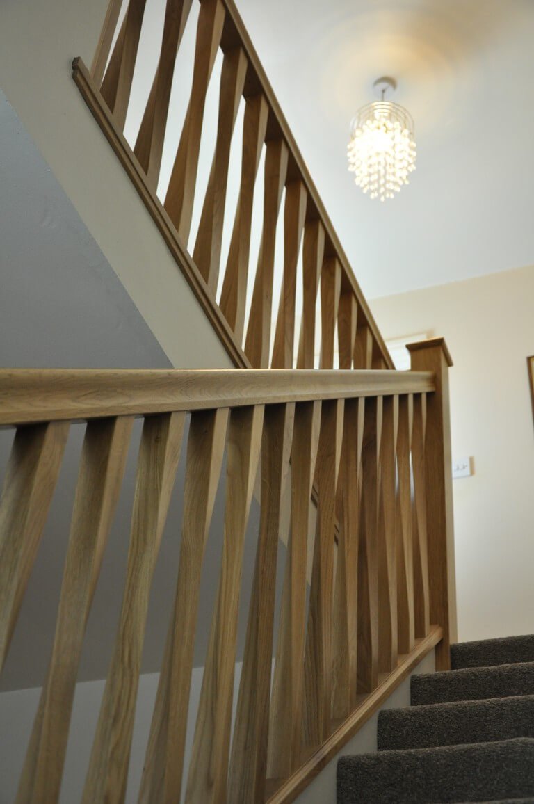 Wooden Stair Spindle New Wood Staircase Design Thomas Ferns Bespoke